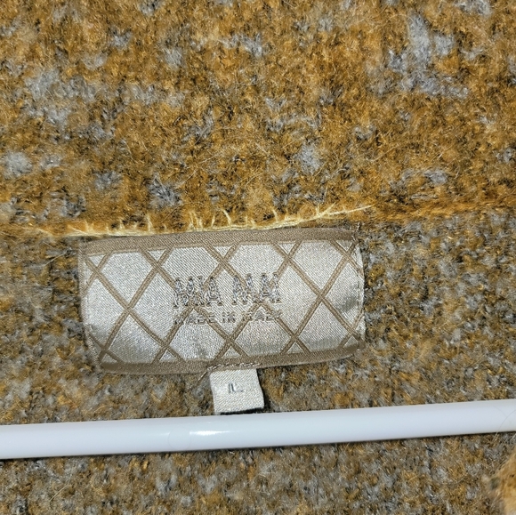 Mia Mai Made In Italy Wool/mohair Blend Open Front Cardigan - Picture 2 of 5